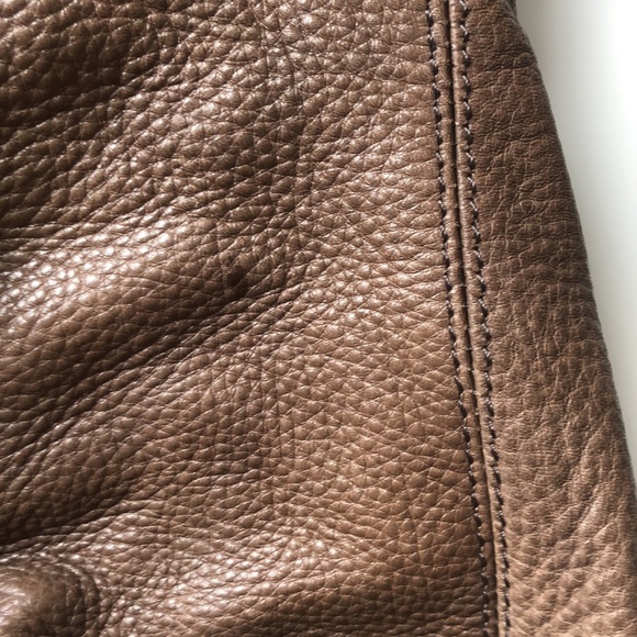 Linea Pelle Genuine Italian Brown Leather Bag - Picture 6 of 9